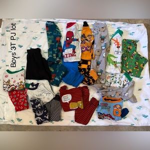Boys 3T pajama lot